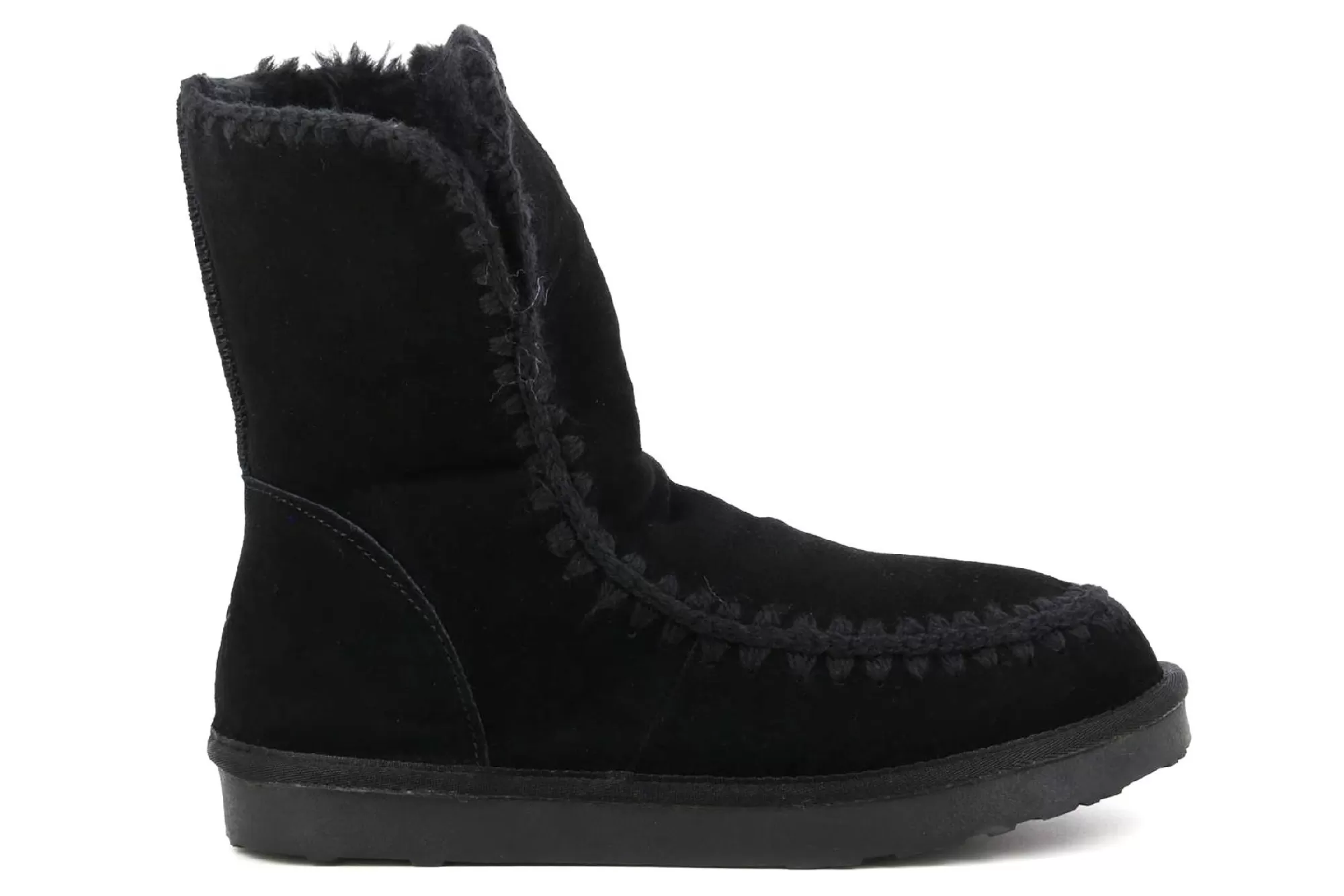 Boots-Camila's Flat Boots Suede