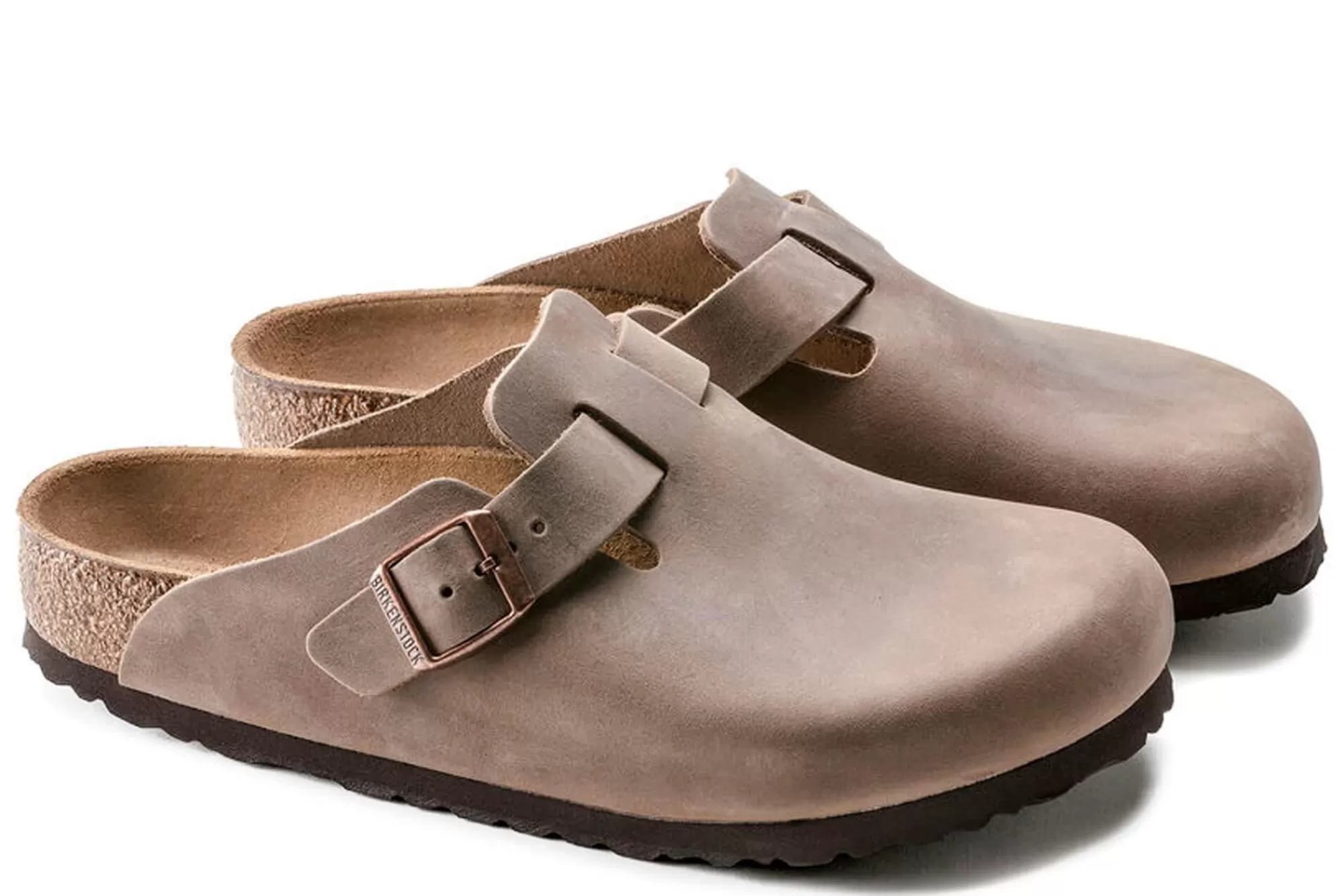 Clogs & Mules-Birkenstock Flat Clogs Boston Leoi - Narrow